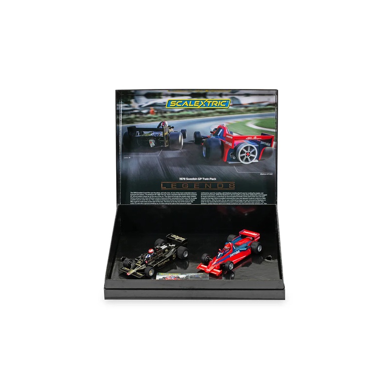 Scalextric 1978 Swedish F1 GP Twin Pack ( contains 2 x F1 cars)C4392A