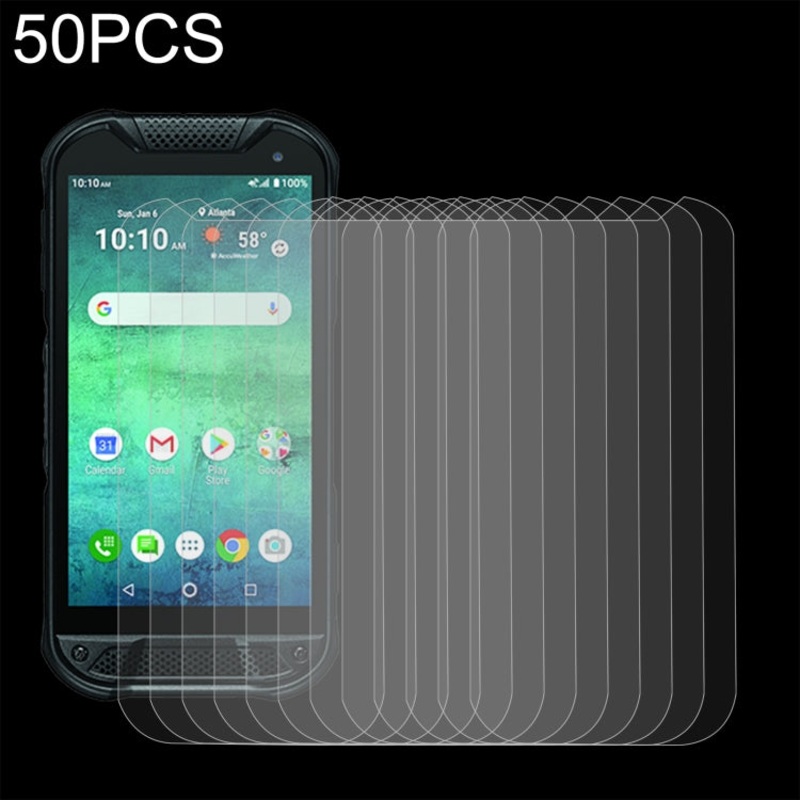50 PCS 0.26mm 9H 2.5D Tempered Glass Film For Kyocera DuraForce PRO 2 AT&T