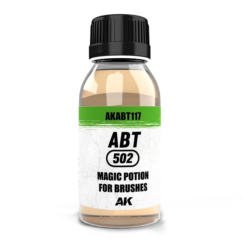 AKABT117 AK Interactive Magic potion for brushes 100ml ABT 502