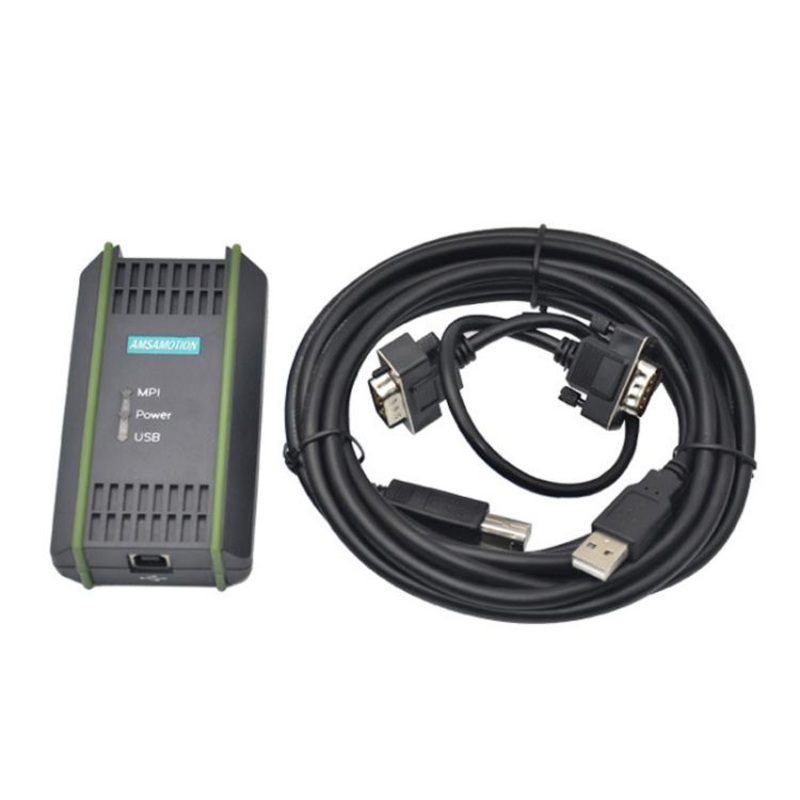 AMSAMOTION USB-MPI Programming Cable For Siemens S7-200/300/400PLC / 6ES7972-0CB20-0XA0 Photoelectric Isolation 4.5m