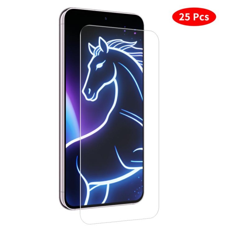 For Samsung Galaxy S26+ 5G JUNSUNMAY 25pcs Support Ultrasonic Fingerprint Unclock Screen Protector Tempered Glass Film