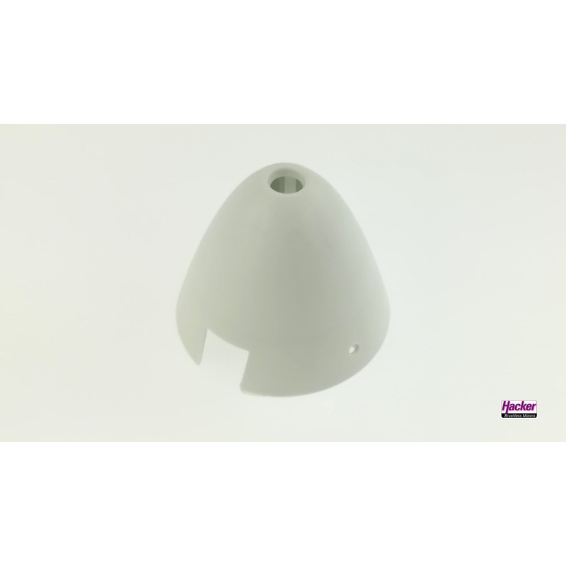Hacker Turbo light spinner cap white 50 MM