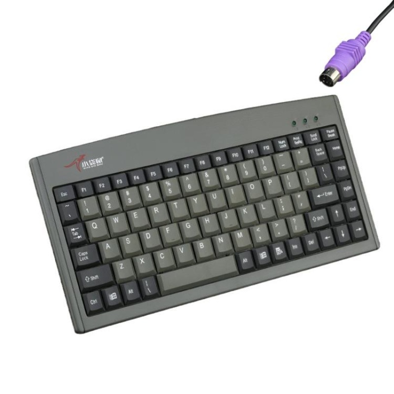 Little Kangaroo DS-3000 88 Key Wired Keyboard With Magnetic Ring Laptop Industrial Office Keyboard, Spec: PS2