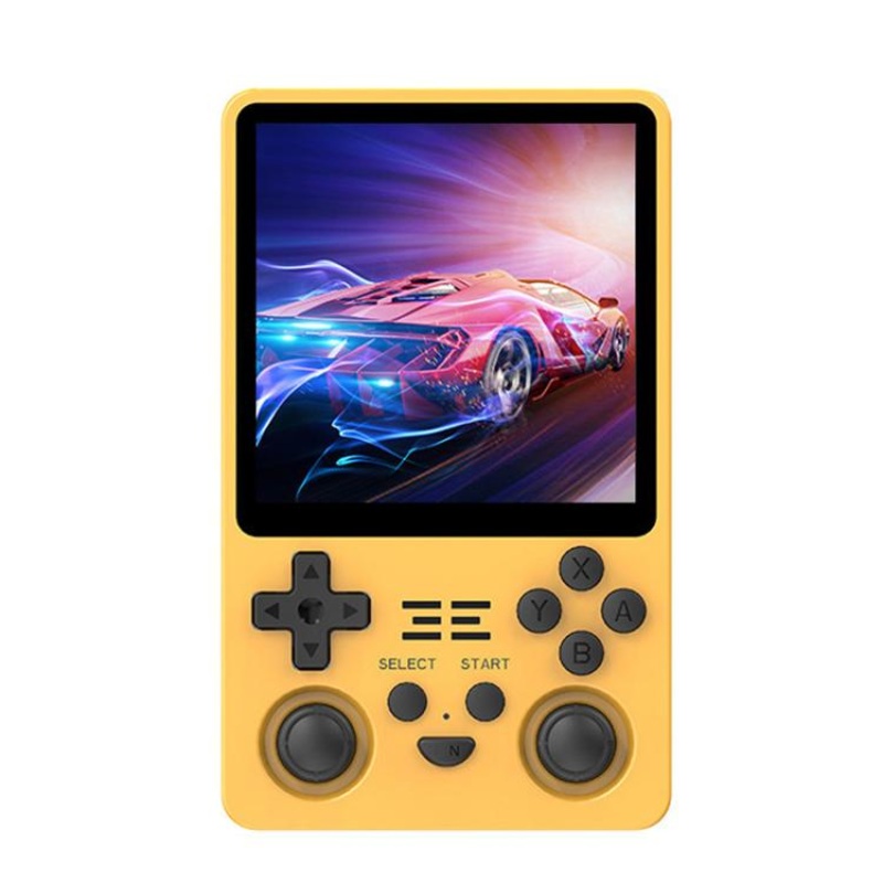 Powkiddy RGB20SX Handheld Game Console 4-Inch IPS Screen With HDMI TV Out, Dual TF Card Slots, Built-In Wi-Fi & Bluetooth 16+128G(Yellow)