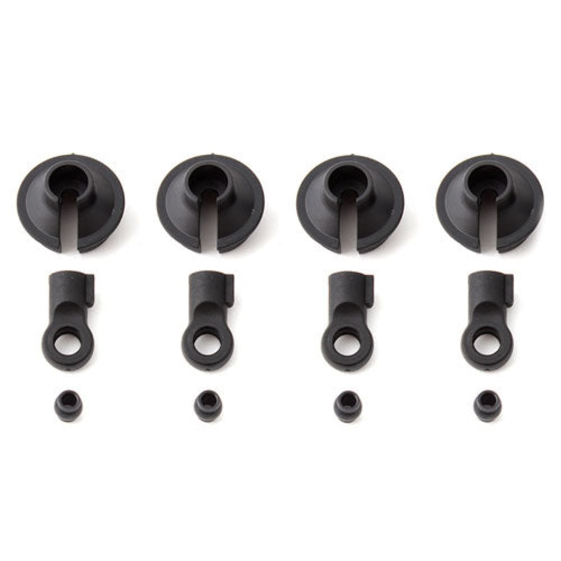TEAM ASSOCIATED RC8B3/RC8B3.1//RC8B3.2 SHOCK ROD ENDS & SPRING CUPS 20MM