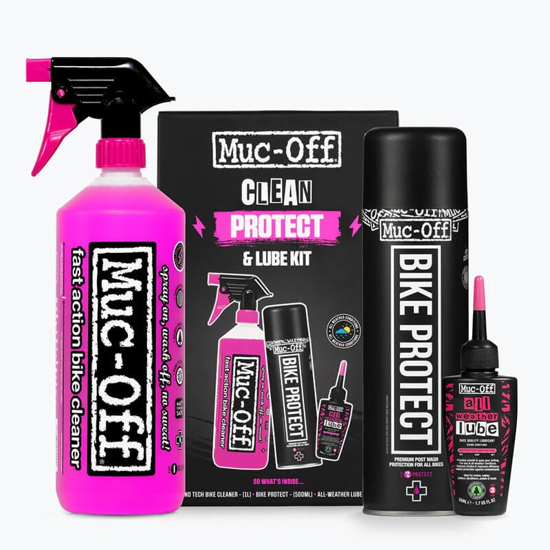 MUC-OFF MO94 LUBRICANT NANO BIKE CLEANER BIO WET LUBE KIT MUC21459