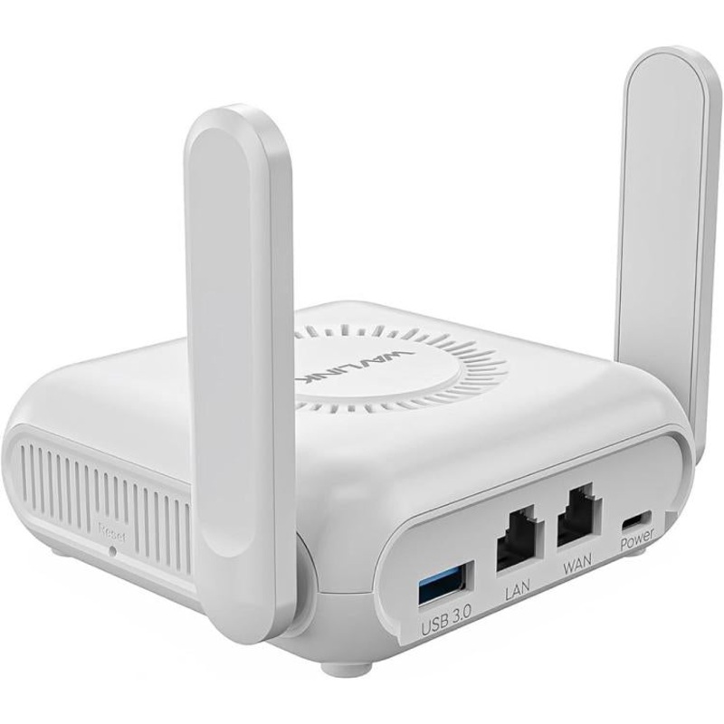 WAVLINK WNT100X3 AX3000 160MHz MU-MIMO OFDMA VPN Dual Band WiFi 6 Travel Router, Color:AU Plug
