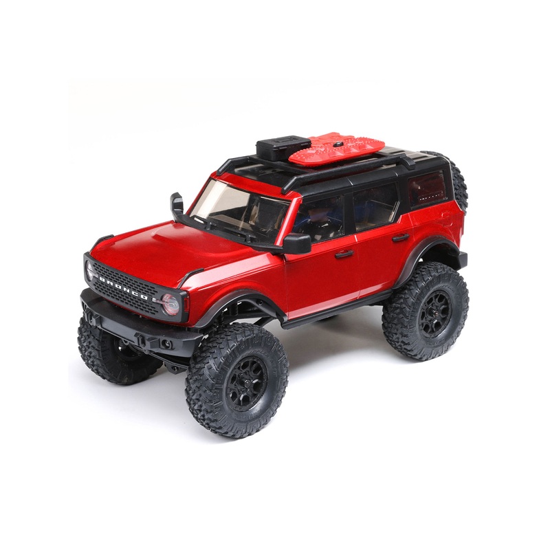 1/24 SCX24 2021 Ford Bronco 4WD Rock Crawler RTR Red