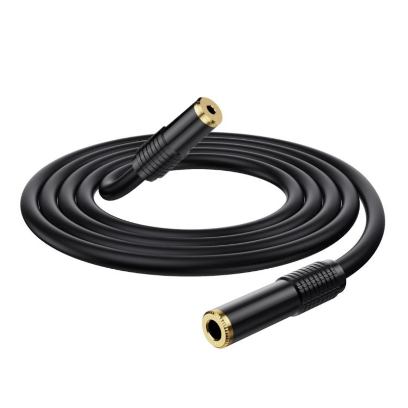 3.5mm Dual-channel Female to 6.35mm Dual-channel Female Stereo Audio Cable, Length:3m