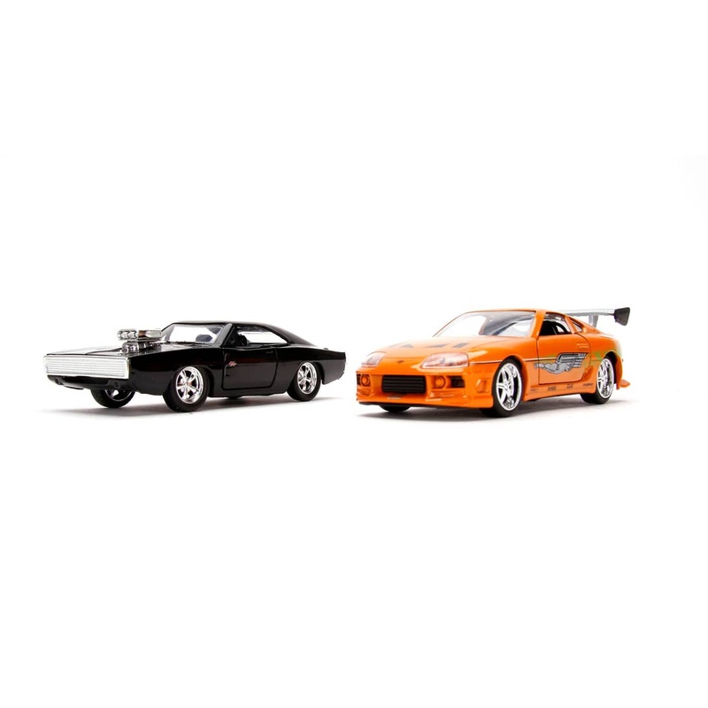 Jada 1/32 Fast and Furious Twin Pack - 1970 Dodge Charger and 1995 Toyota Supra