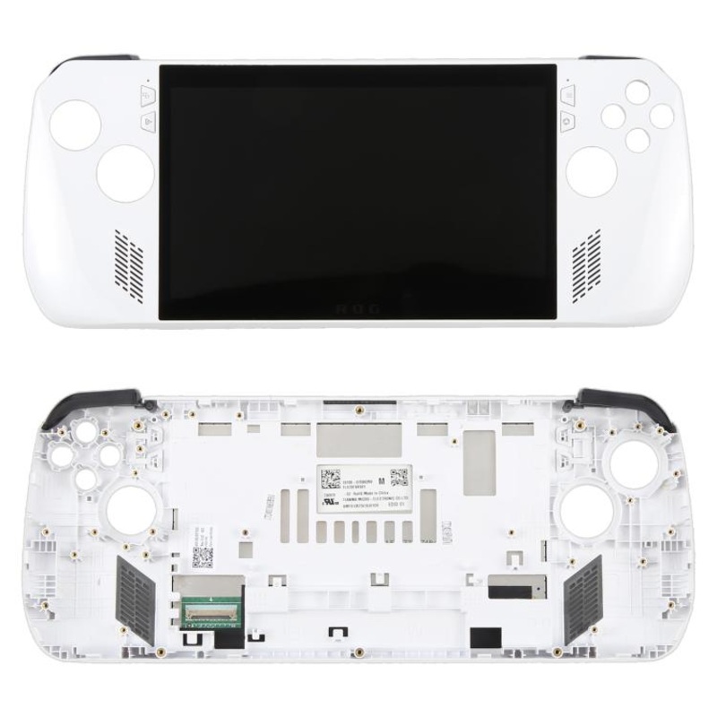For Asus Rog Ally X 2024 Ally-RC72LA-NH007W Original LCD Screen Digitizer Full Assembly with Frame(White)