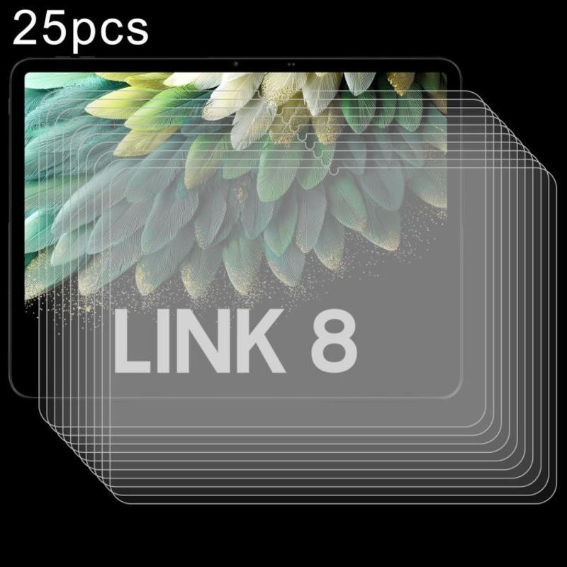 For Blackview Link 8 12.7 25pcs 9H 0.3mm Explosion-proof Tempered Glass Film
