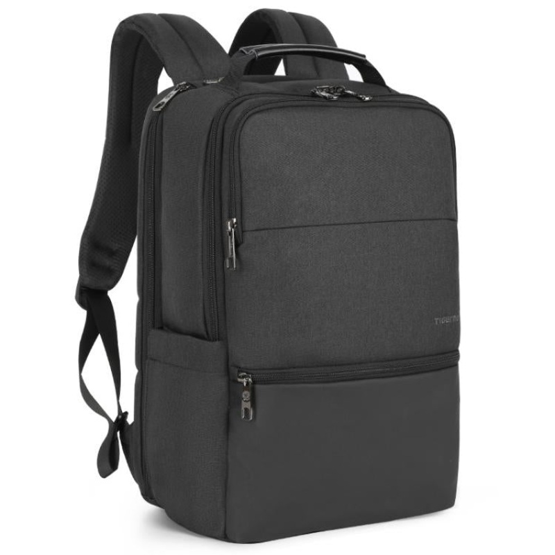 Tigernu 19-inch Expandable Men Anti-Theft Laptop Backpack with USB Charging Port, Headphone Hole & Comfort Shoulder Straps for Travel, Work Commute(Black)
