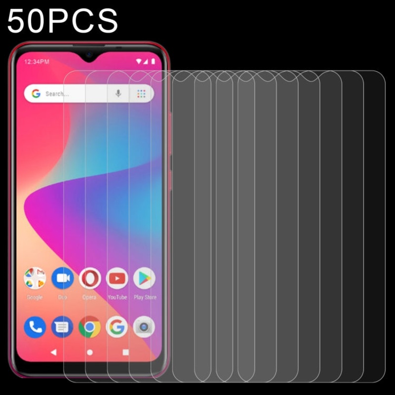 50 PCS 0.26mm 9H 2.5D Tempered Glass Film For BLU G51 Plus