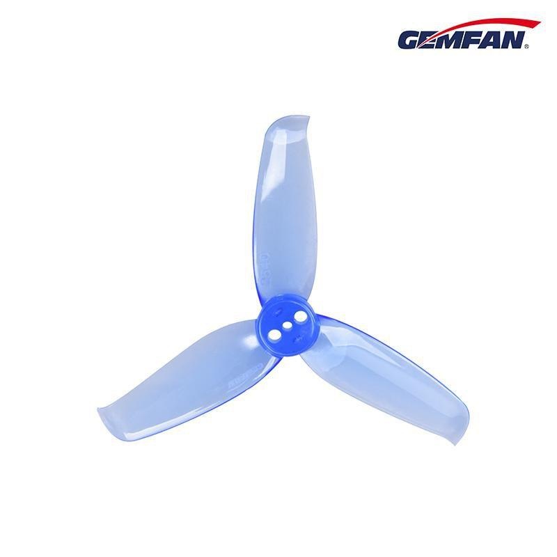 Gemfan Flash Durable Tri Blade 2540 2.5" Propellers T Mount 1.5mm shaft( 4CW+4CCW) Transparent clear