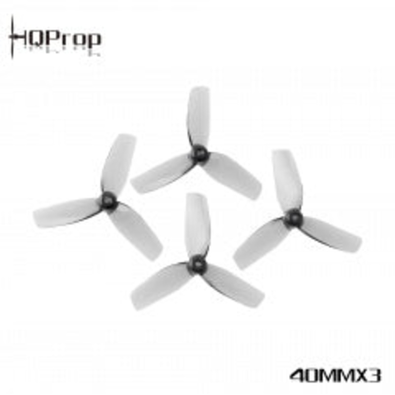 HQProp 40MMX3 1.5" Micro Whoop 1.0/1.5mm shaft Propellers (2CW+2CCW)