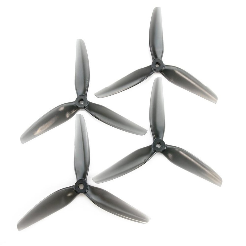 HQProp 6X3.5X3 6" Three Blade Propellers (2CW+2CCW) Light Grey