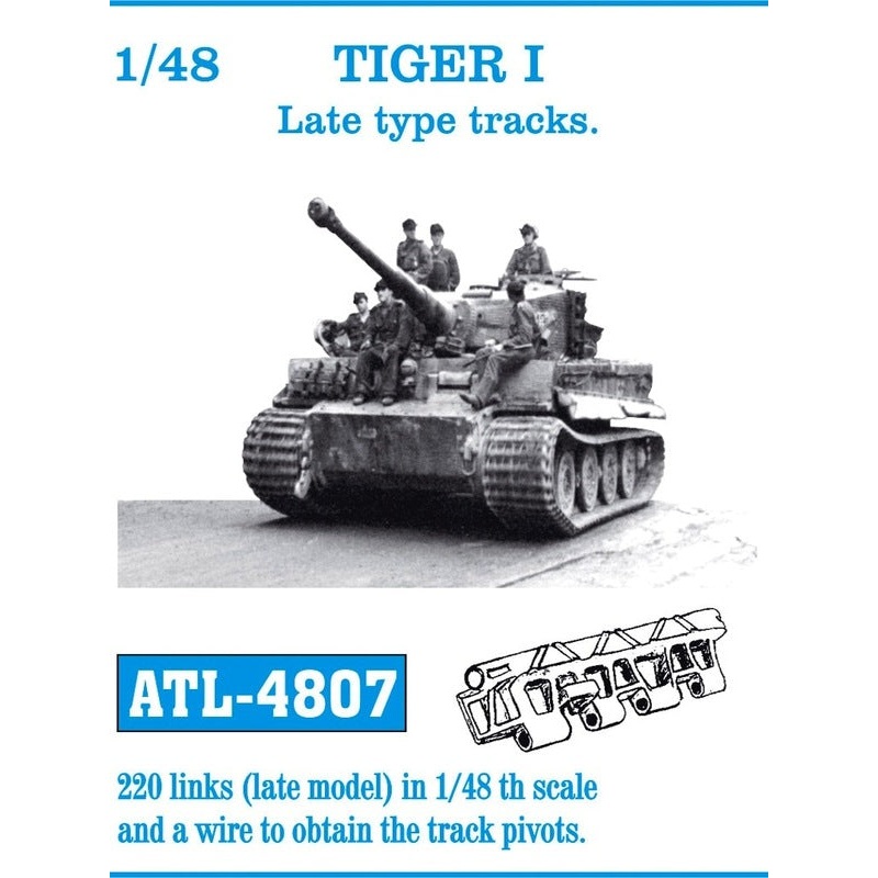 Friulmodel ATL-4807 1/48 TIGER I Late type tracks