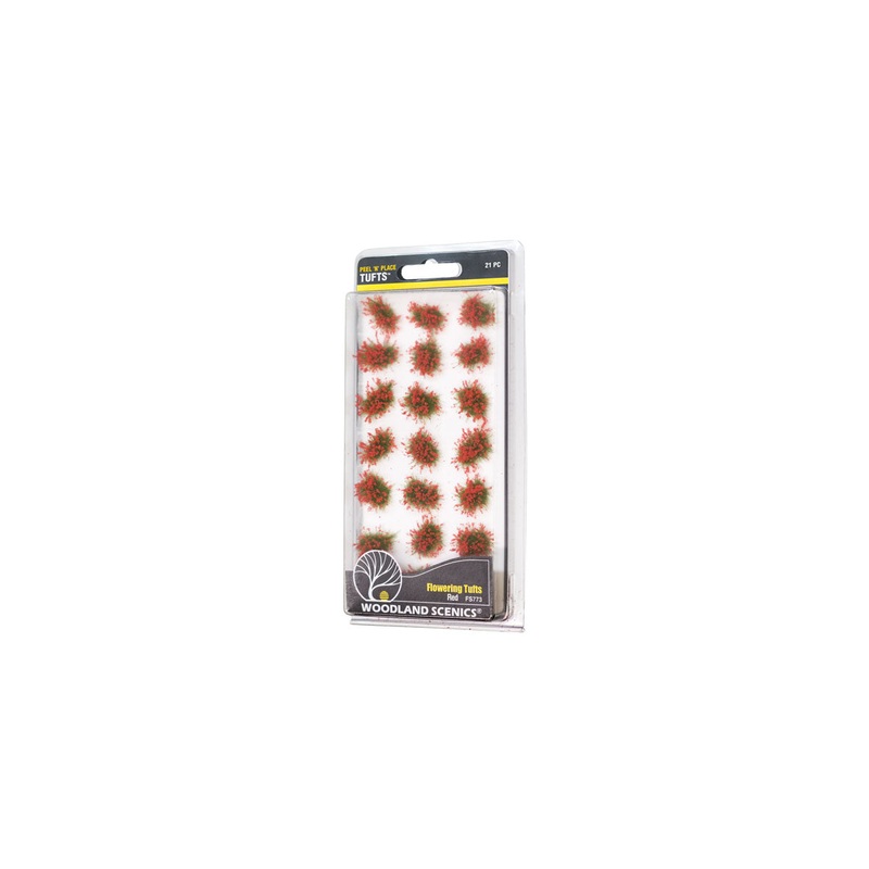 Woodland Scenics FS773 Red FloweringTufts