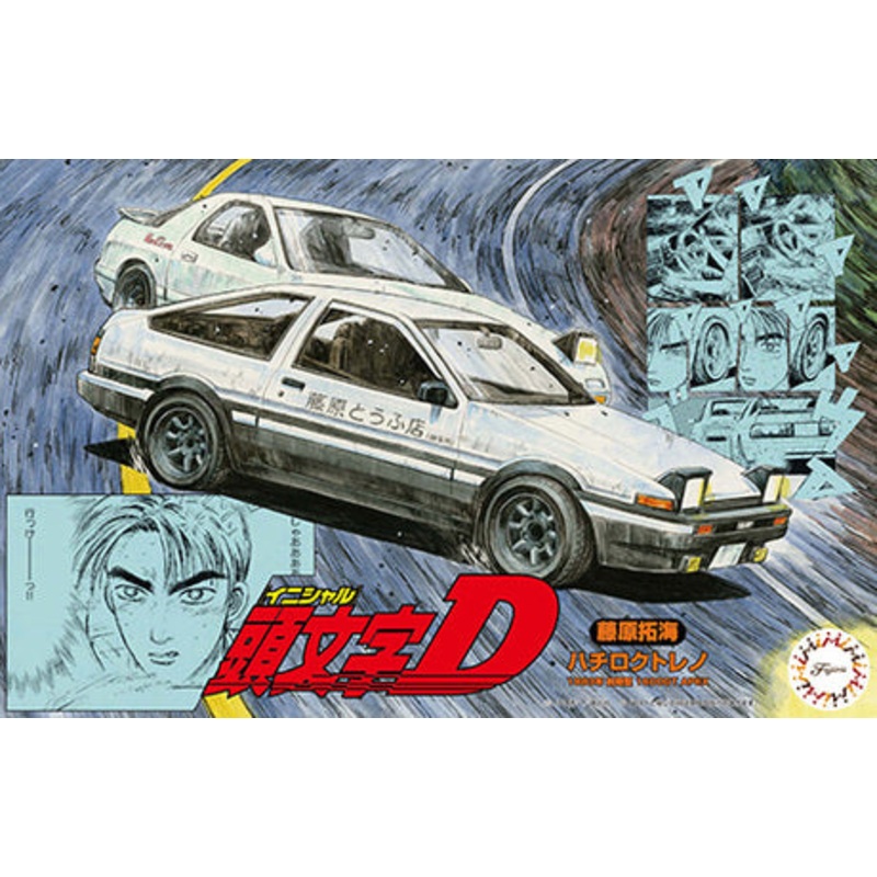 Fujimi 183763 1/24 Initial D AE86 Trueno '83, Takumi Fujiwara