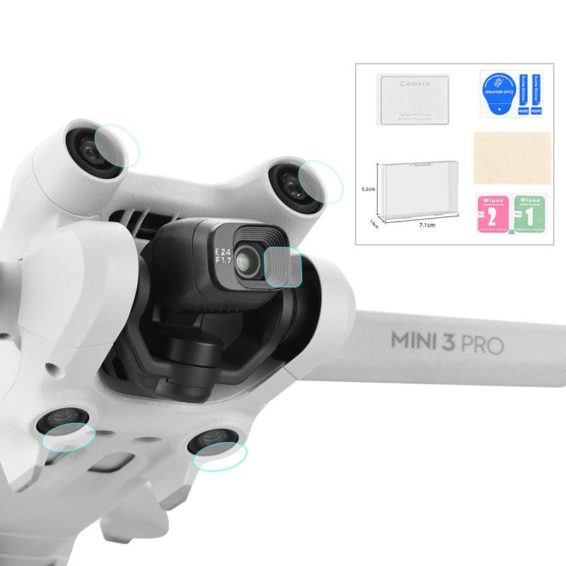 Tempered Glass Protective Film for DJI Mini 3 Pro Camera Lens Screen Protector Anti-Scratch Drone Accessories 1 set