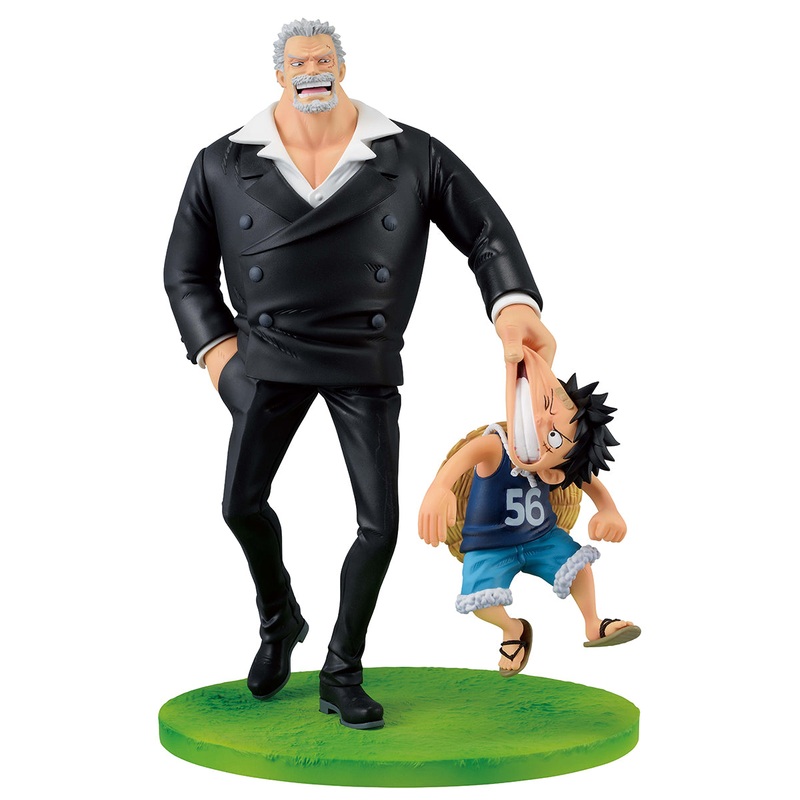 Bandai Revible Moment Ichibansho Figure Monkey.D.Luffy & Monkey.D.Garp (Road to Down)"One Piece"
