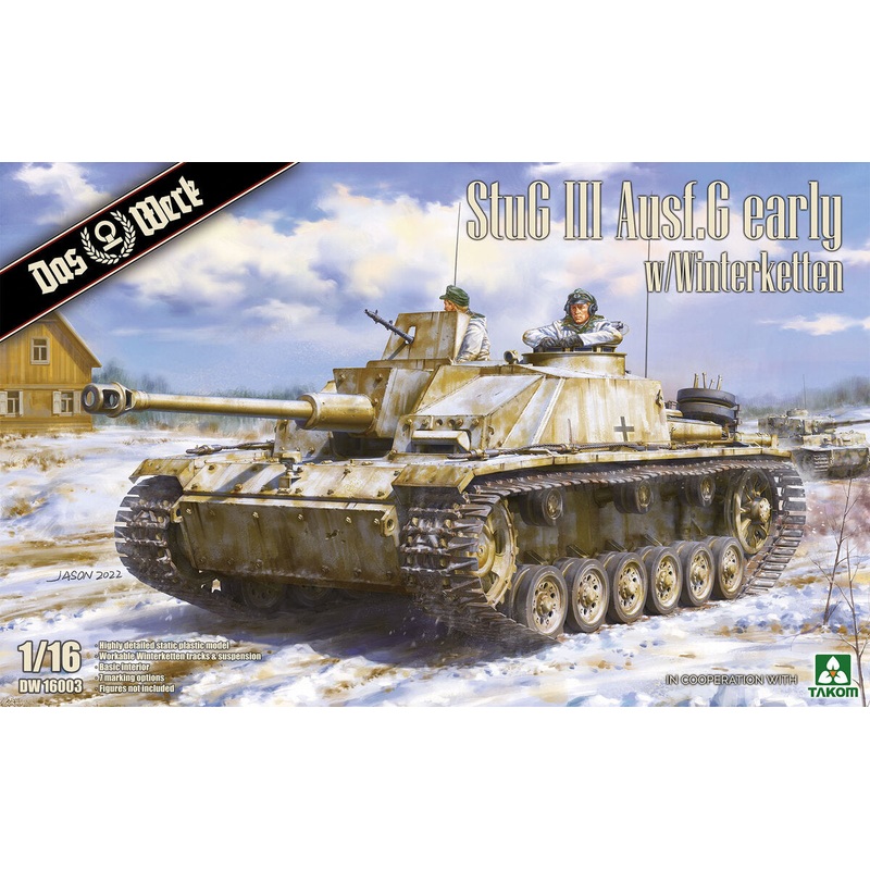 Das Werk 16003 1/16 STUG III with Winterketten