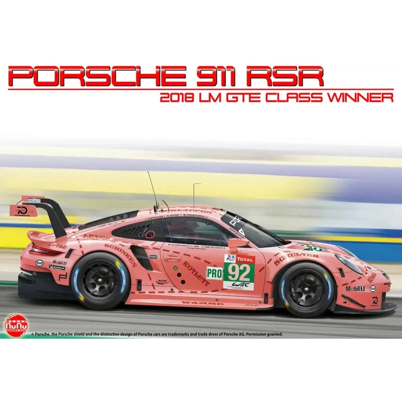 NuNu PN24040 Porsche 911 991 GT3 RSR Porsche GT Team sponsored by Pink Pig - 24 Hours Le Mans 2018