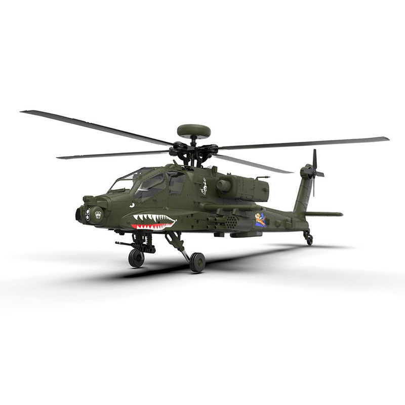 YU XIANG F11 AH64 1/32 Scale 2.4G 6CH BNF Version Helicopter Model