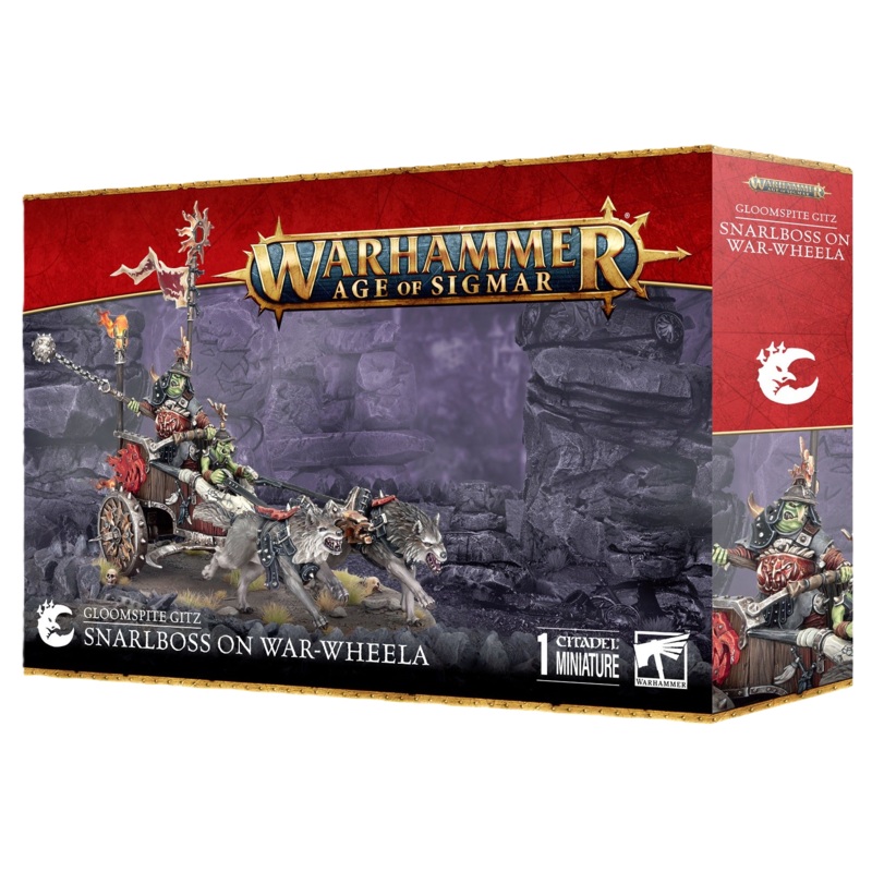 Gloomspite Gitz: Snarlboss on War-Wheela