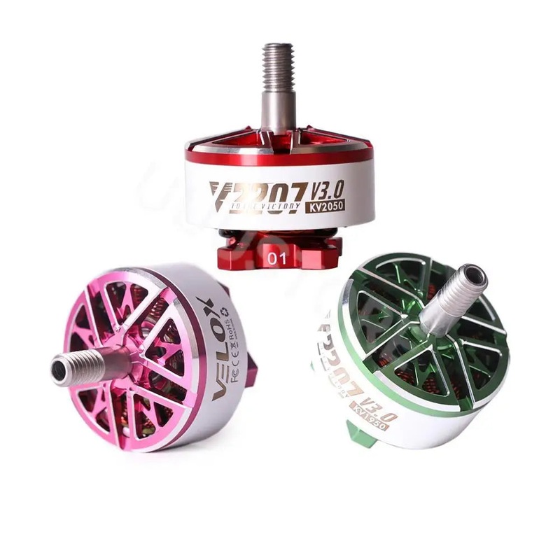 T-Motor Velox V2207 V3 / V2306 V3 1750KV 1950KV 2550KV Brushless Motor for 5 Inch FPV Racing Freestyle Drones 4pcs 2207 v3 2050kv
