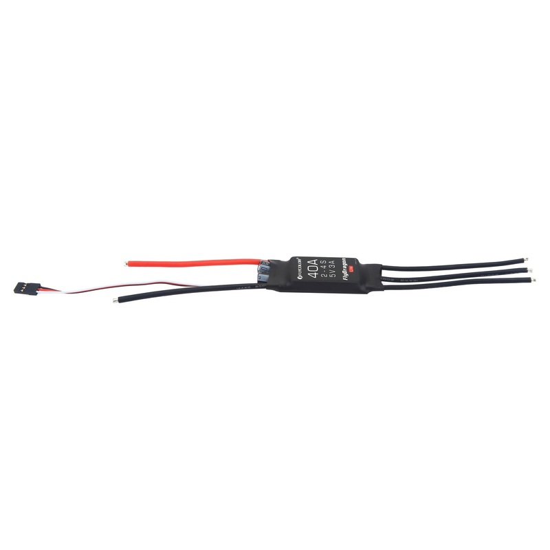 FLYCOLOR FlyDragon Lite 2-4S 40A Brushless ESC With 5V 3A BEC for RC Airplane