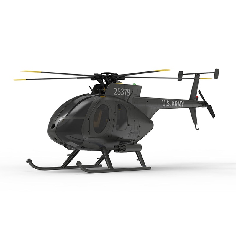 YU XIANG F119S MD500 1/16 Scale 250-Class RC Little Bird Helicopter Flybarless 2.4G 9CH RTF Model with 6G/3D Flight Modes