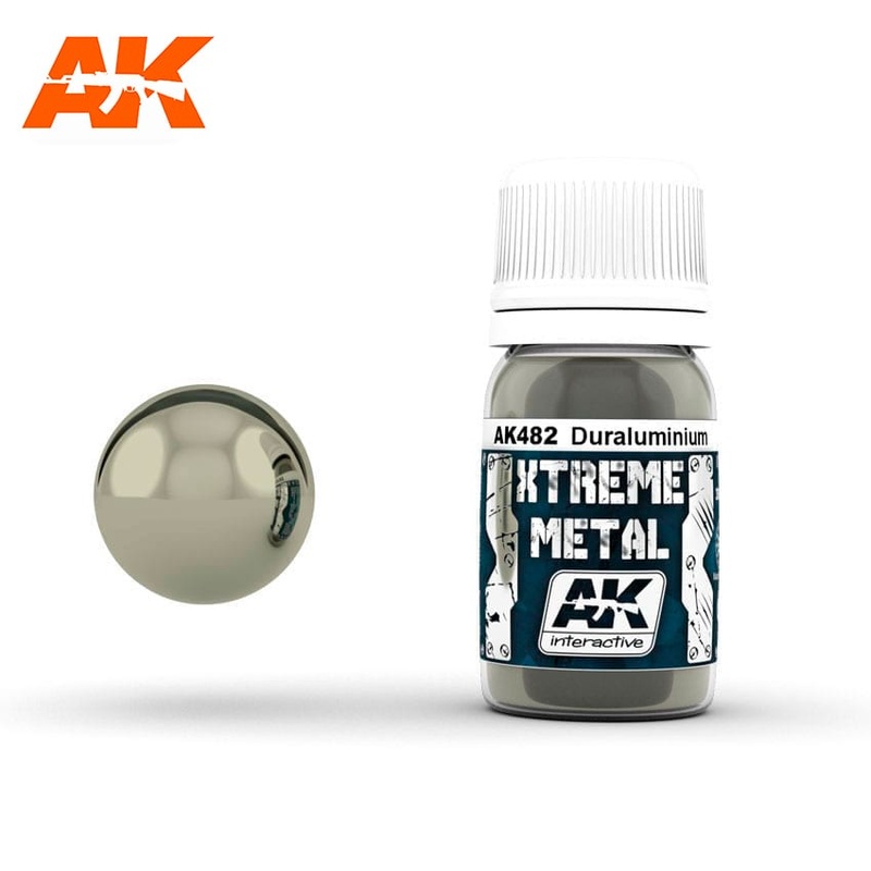 AK Interactive 482: Xtreme Metal Duraluminium 30ml