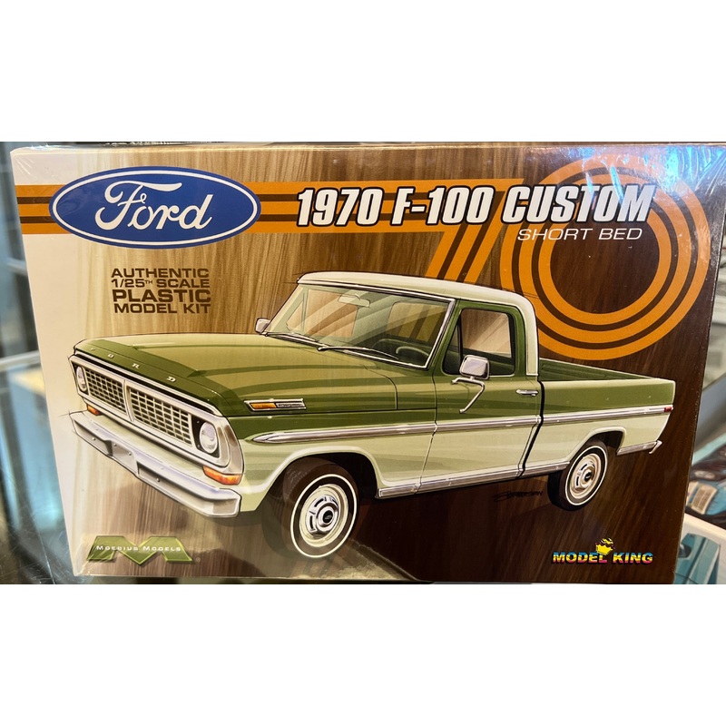 Moebius models (MODEL KING) 1228 1/25 1970 Ford F-100 custom cab short bed