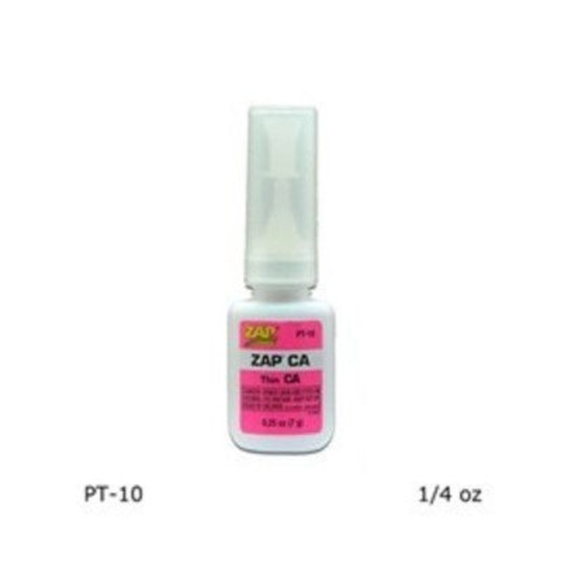 ZAP PT10 PINK Thin Cyno Penetrating Super Glue 0.25 oz