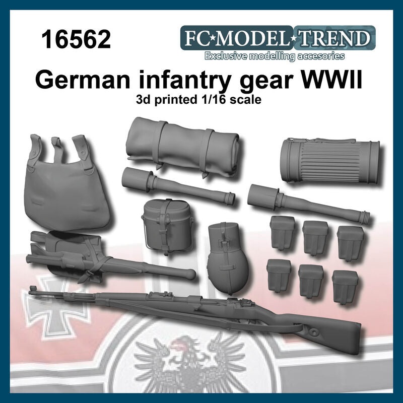FC Model Trend 16562 1/16 German Infantry Gear WWII