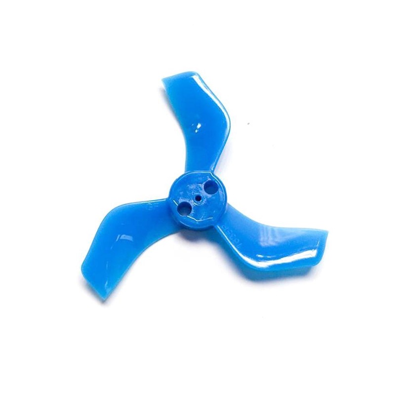 Gemfan 1635-3 40mm 1.6" 3-Blade Whoop Propeller 1mm Shaft T-Mount (4CW + 4CCW) Clear Red
