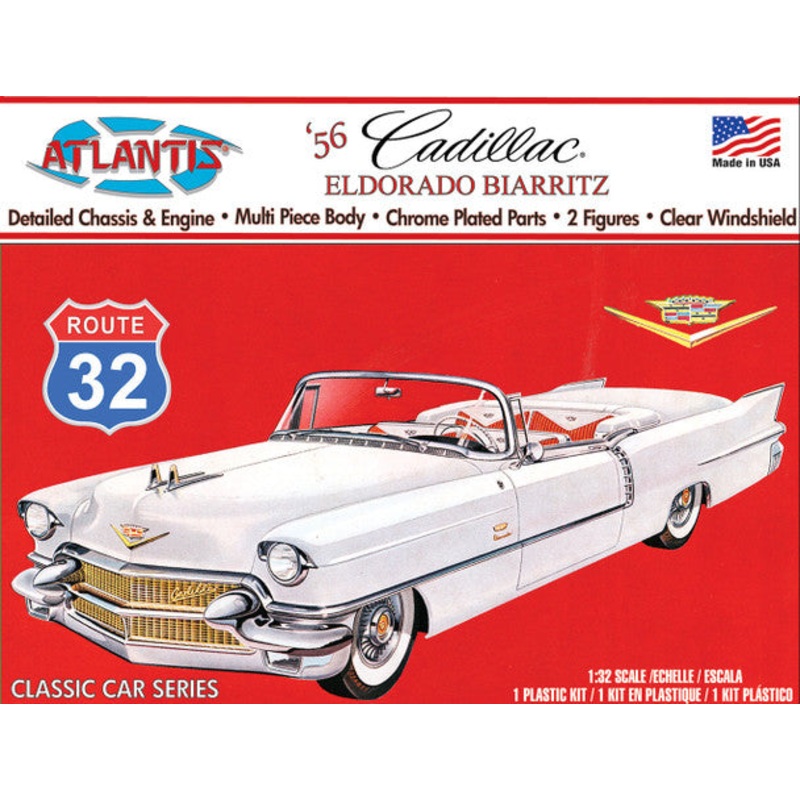 Atlantis H120 1/32 Route 32 '56 Cadillac Eldorado Biarritz