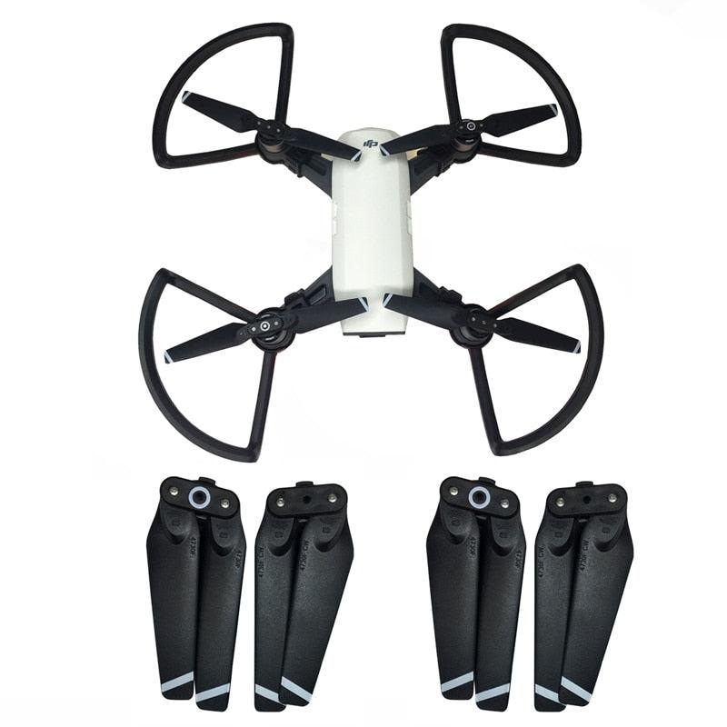 4pcs 4730F Propeller Protector Guard for DJI Spark Drone Quick Release Blade Bumper Protective Parts Replacement Kits 4730 Wing gold