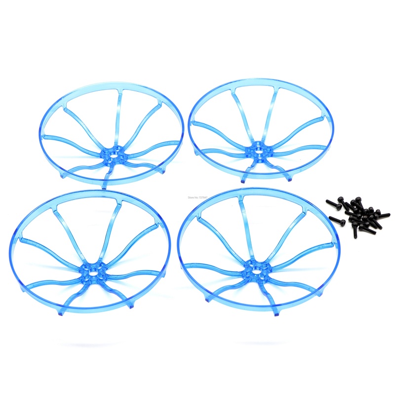 Propeller Protection Ring Parts - 4PCS/Set Four-axis Anti-collision Cover for 3 Inch RC Drone Quadcopter Spare Accessory White