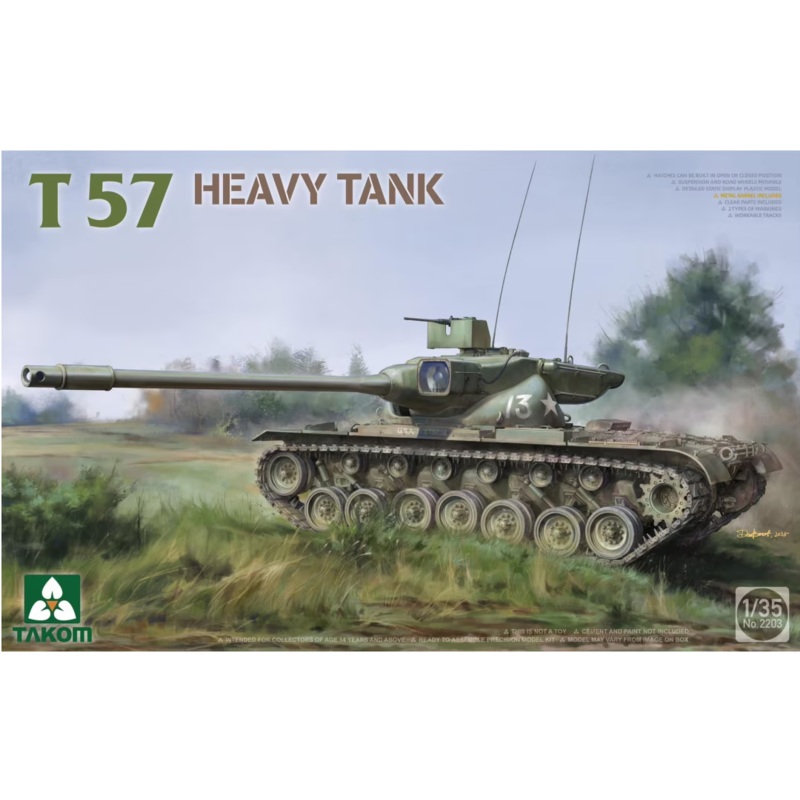 Takom 2203 1/35 T57 Heavy Tank