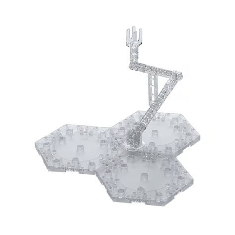 Bandai 2413801 Action Base #4 - Display Stand (Clear) For Gundam Model Kits