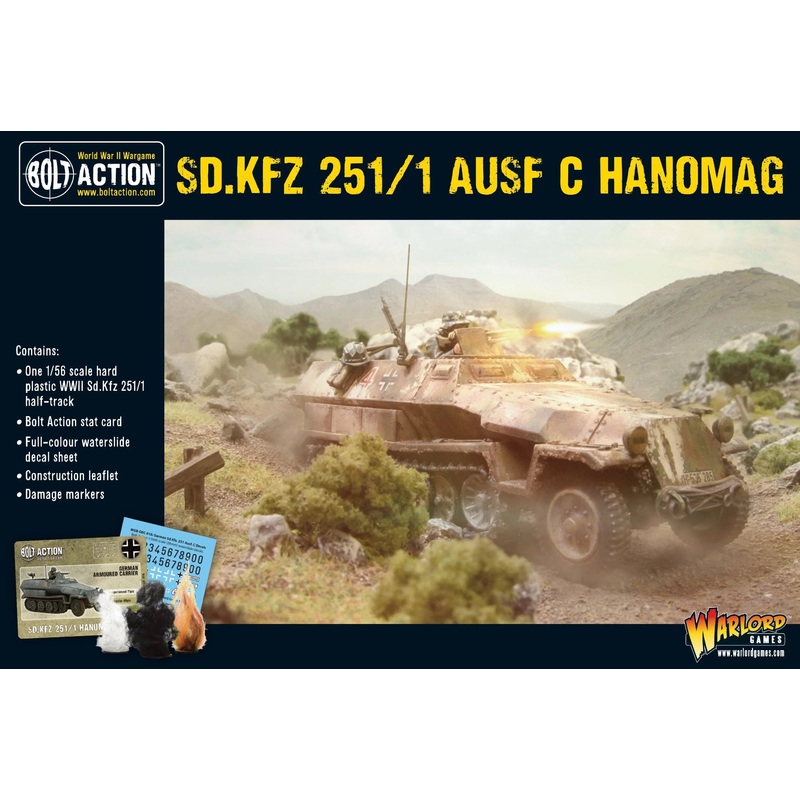 Warlord Games 402012003 Bolt Action - Sd.Kfz 251/1 Ausf D Hanomag