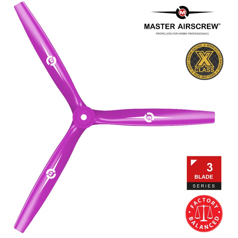 3-Blade - 13x12 Propeller Rev./Pusher Magenta