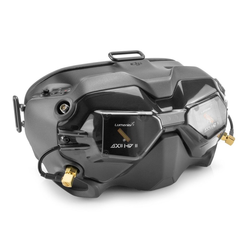 Lumenier AXII HD 2 Patch Visor 5.8GHz Antennas for DJI FPV Goggles Smoke Grey