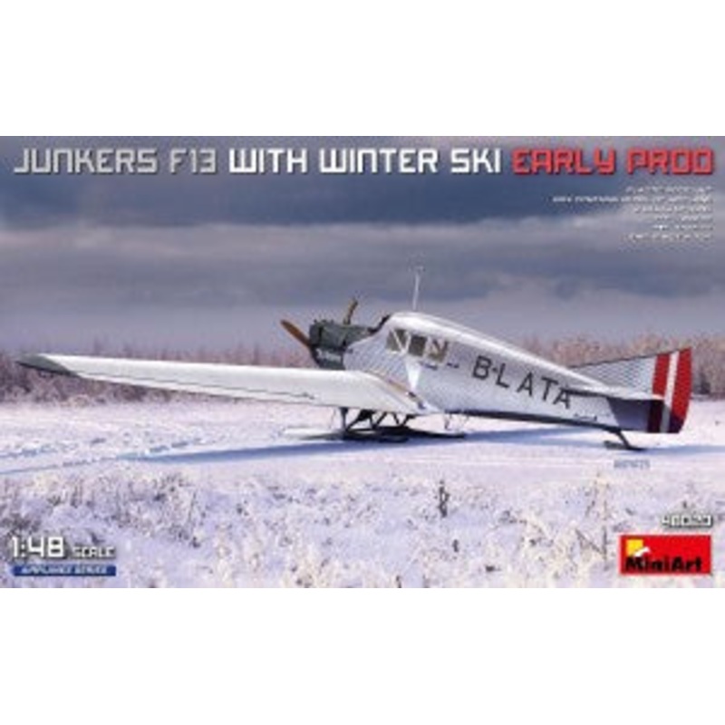 MiniArt 48020 1:48 Junkers F13 with Winter Ski - Early Prod.