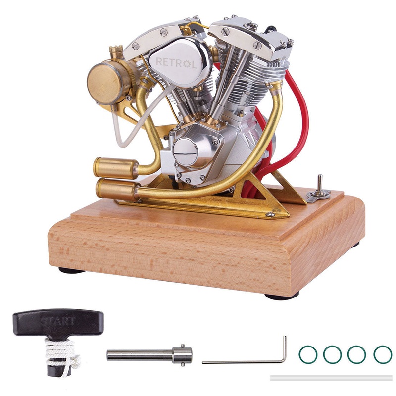 RETROL R31 4.2CC OHV V-Twin Cylinder Four-stroke Engine Gasoline Engine Motorcycle Engine Internal Combustion Engine Model