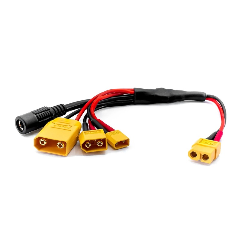Ultimate Charge Cable XT60 TO XT30/XT60/XT90/FATSHARK BARREL CONNECTOR for iSDT/Toolkitrc Chargers