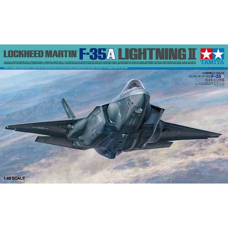 Tamiya 61124 1/48 Lockheed F-35 A Lightning II
